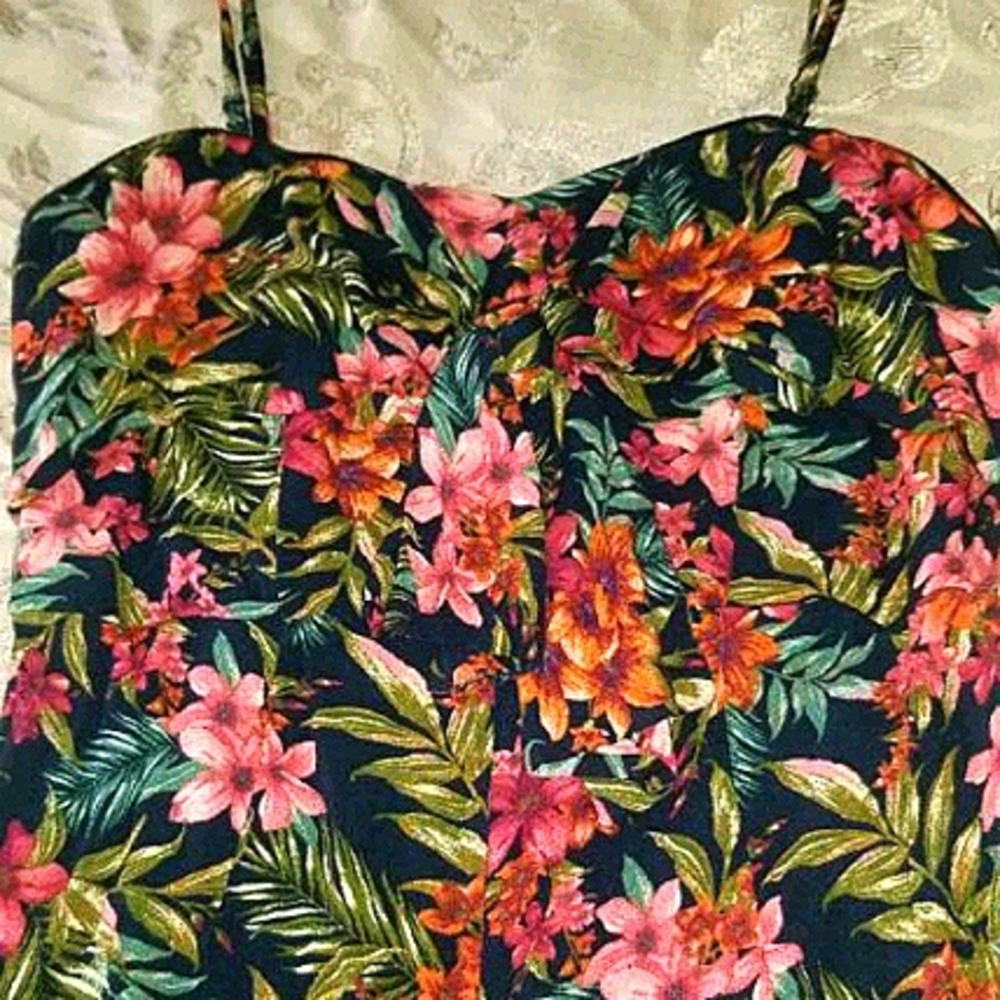 floral print, american eagle jumpsuit